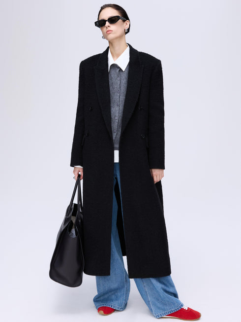 Structured Double-Breasted Coat